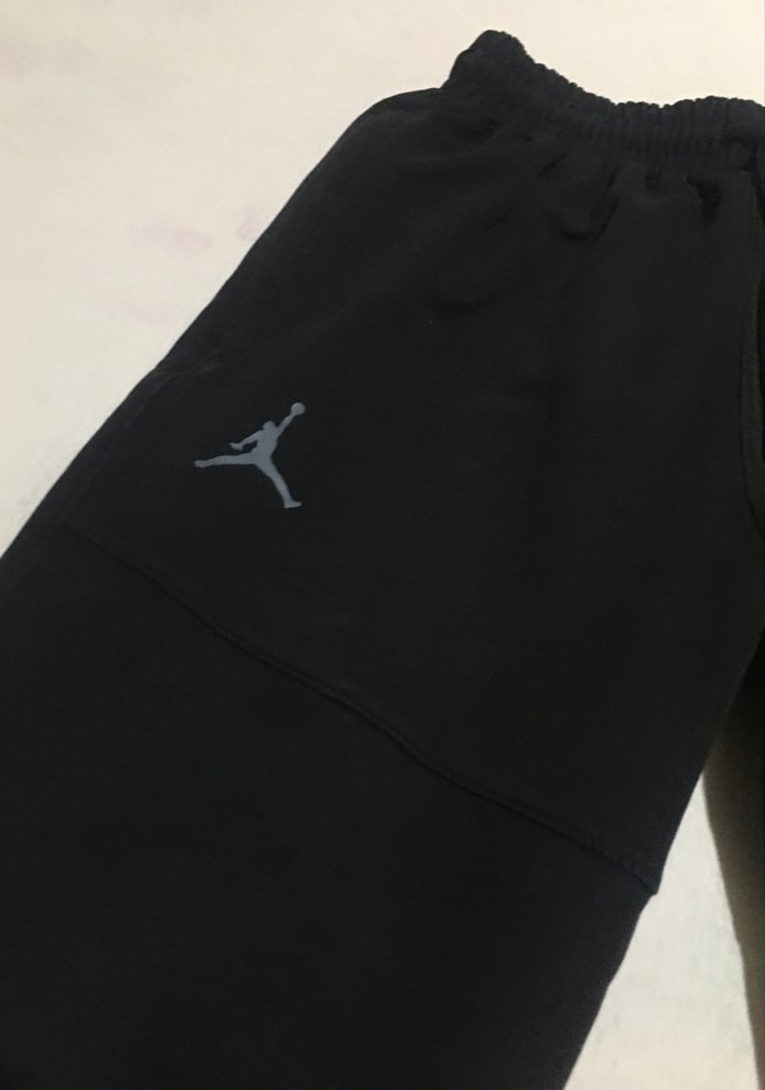 Siyah Fermuarlı Erkek Spor Eşofman Altı - Görsel 2