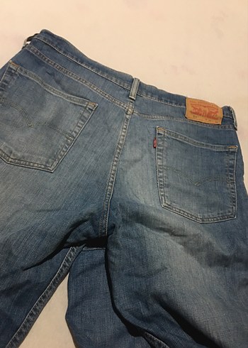 Gevşek Kesim Mavi Erkek Kot Pantolon - Görsel 9