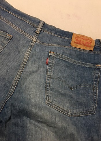 Gevşek Kesim Mavi Erkek Kot Pantolon - Görsel 8