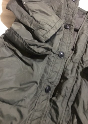 Düğmeli Haki Erkek Çocuk Mont - Görsel 3