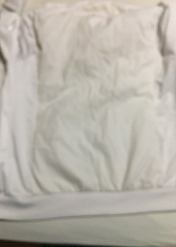 Beyaz Fermuarlı Kadın Eşofman üstü - Görsel 7