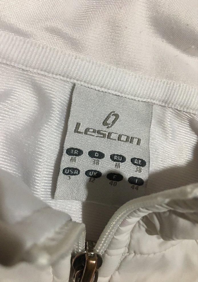 Beyaz Fermuarlı Kadın Eşofman üstü - Görsel 3