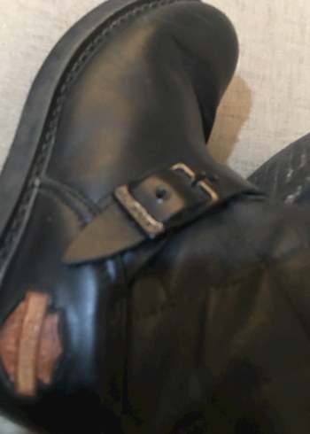 Kadın Siyah Deri Biker Botlar Yüksek Topuklu - Görsel 11