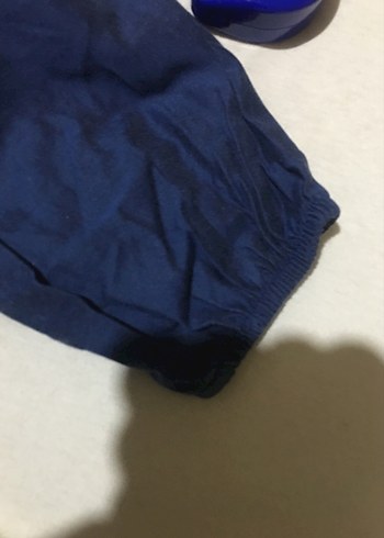 Nakışlı Lacivert Uzun Kollu Bohem tesettür Tunik - Görsel 5