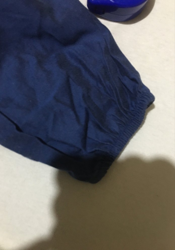 Nakışlı Lacivert Uzun Kollu Bohem tesettür Tunik - Görsel 5