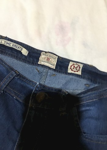 Kadın Lacivert Mini Denim Şort - Görsel 2