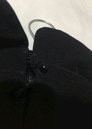 Nakışlı Siyah Midi Elbise - Görsel 5