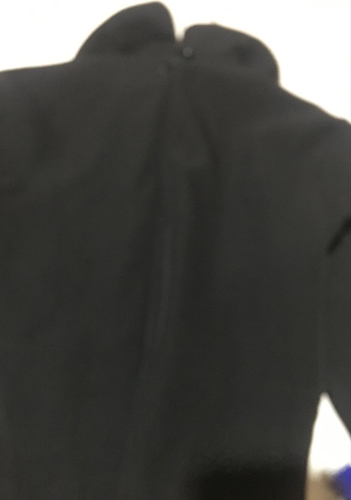 Nakışlı Siyah Midi Elbise - Görsel 4