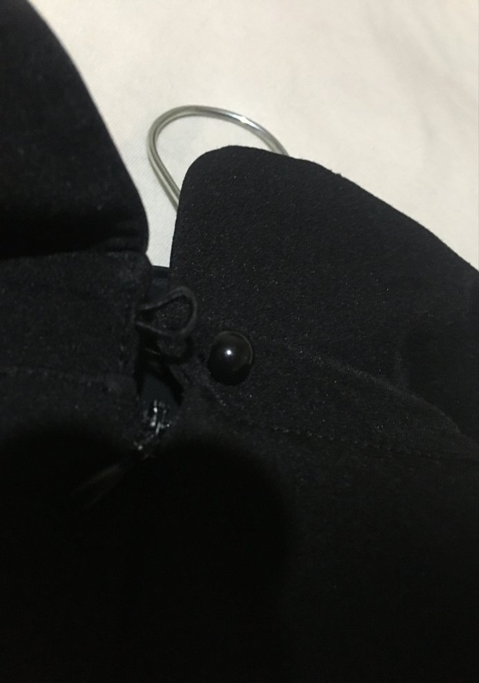 Nakışlı Siyah Midi Elbise - Görsel 5