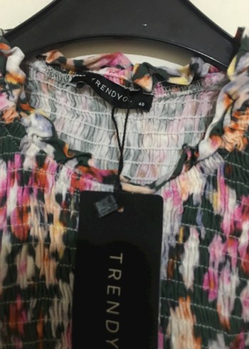 Kadın Çok Renkli Pilili Midi Elbise - Görsel 3