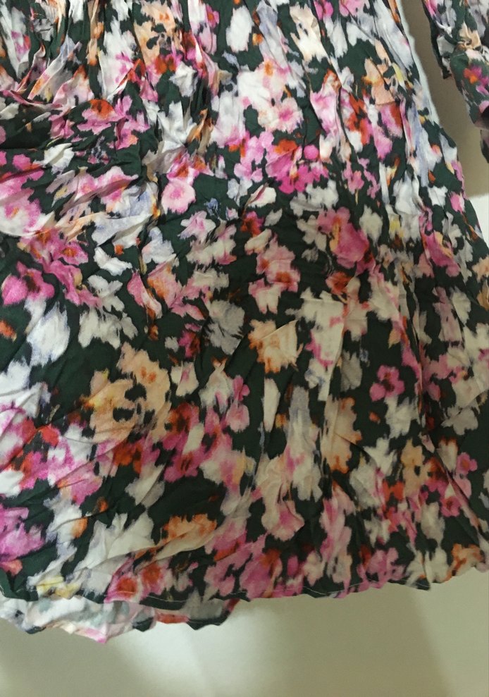 Kadın Çok Renkli Pilili Midi Elbise - Görsel 5