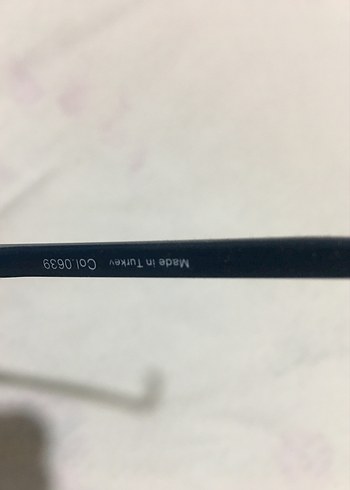 Kadın Lacivert Minimalist Elastik Gözlük - Görsel 4