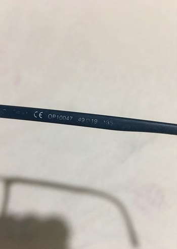 Kadın Lacivert Minimalist Elastik Gözlük - Görsel 3