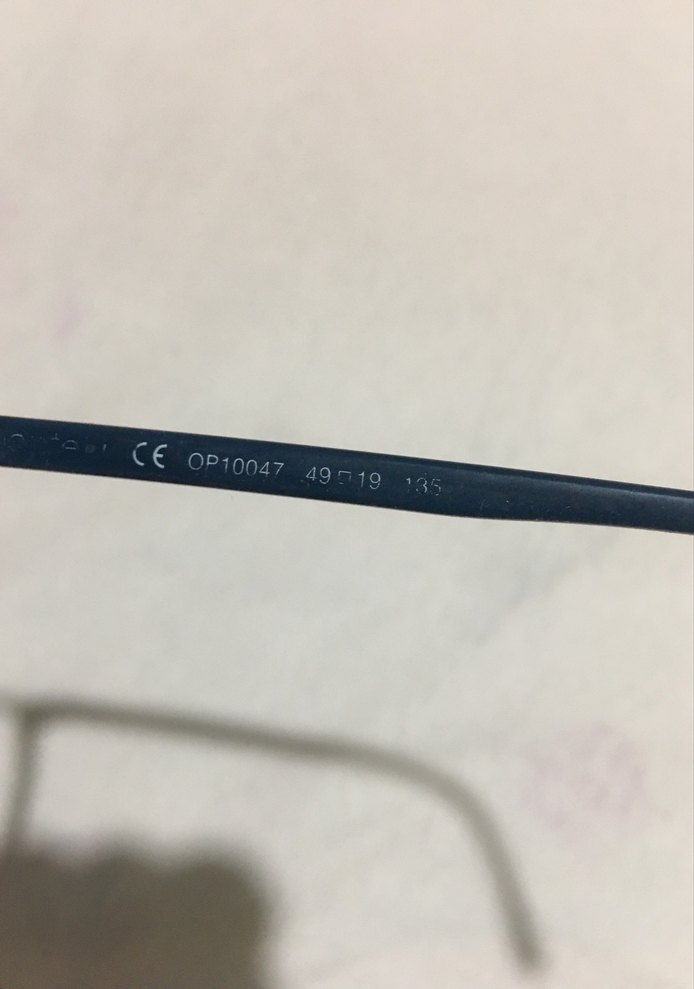 Kadın Lacivert Minimalist Elastik Gözlük - Görsel 3