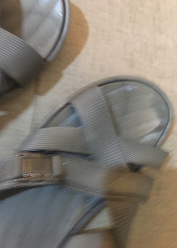 Gri Erkek Terlikler Tokalı Rahat - Görsel 6