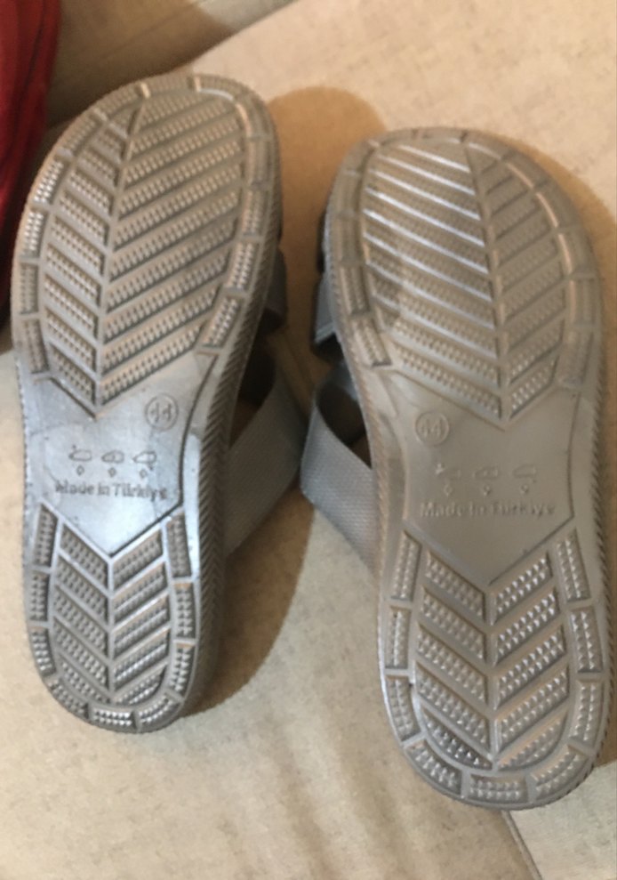 Gri Erkek Terlikler Tokalı Rahat - Görsel 2