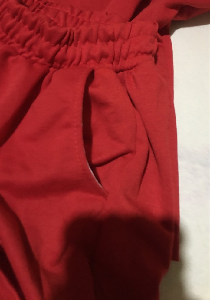 A9-Kırmızı  Kadın Şort Takım - Görsel 4