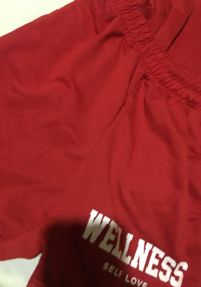 A9-Kırmızı  Kadın Şort Takım - Görsel 2