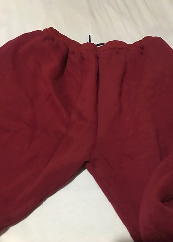 Kırmızı Erkek Rahat Kesim Midi Eşofman Altı - Görsel 2