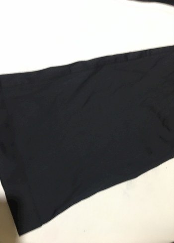 Siyah Kadın Saten Kumaş Pantolon - Görsel 2