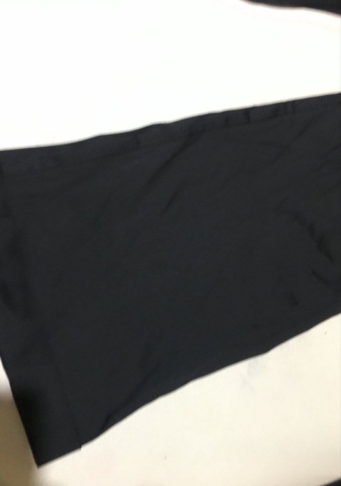 Siyah Kadın Saten Kumaş Pantolon - Görsel 2