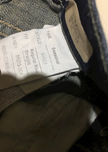 A9-Erkek Lacivert Bol Kesim Kot Pantolon - Görsel 8