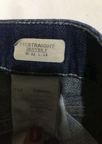 A9-Erkek Lacivert Bol Kesim Kot Pantolon - Görsel 7