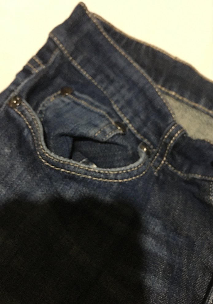 A9-Erkek Lacivert Bol Kesim Kot Pantolon - Görsel 5