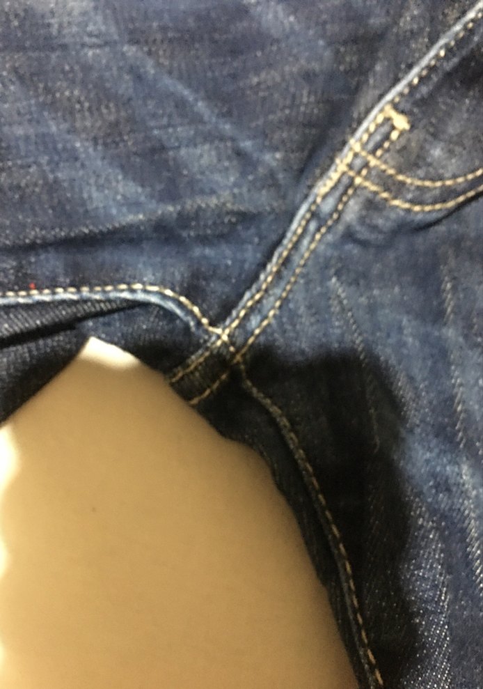 A9-Erkek Lacivert Bol Kesim Kot Pantolon - Görsel 3