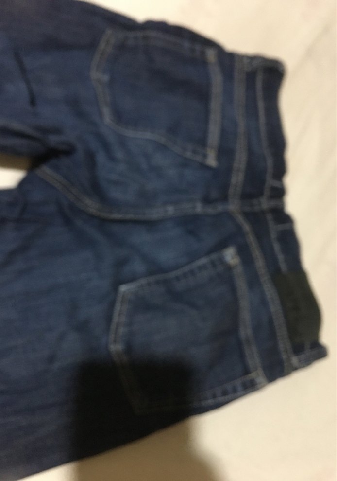 A9-Erkek Lacivert Bol Kesim Kot Pantolon - Görsel 2