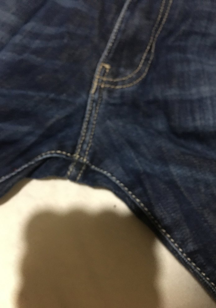 A9-Erkek Lacivert Bol Kesim Kot Pantolon - Görsel 4