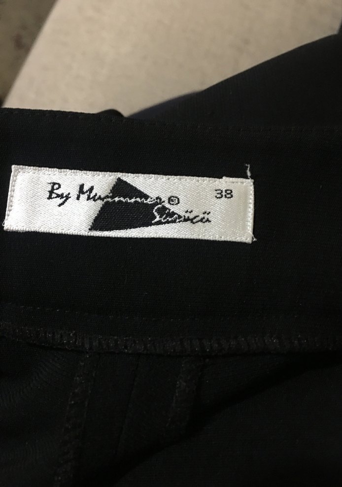 Siyah Kadın Kumaş Pantolon - Görsel 4