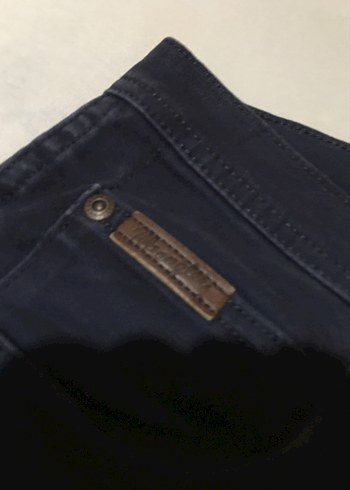 Erkek Lacivert Kot Pantolon - Görsel 2