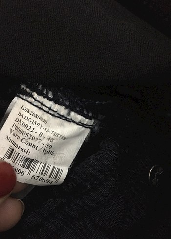 Kadın Lacivert Midi Boy Dar Kesim Kot Pantolon - Görsel 9