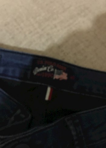 Kadın Lacivert Midi Boy Dar Kesim Kot Pantolon - Görsel 4