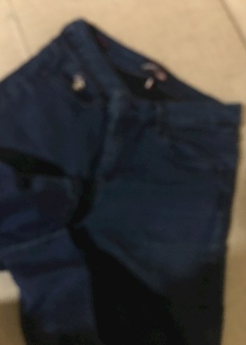 Kadın Lacivert Midi Boy Dar Kesim Kot Pantolon - Görsel 2