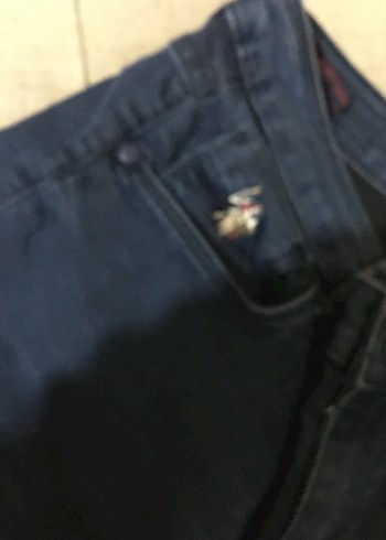 Kadın Lacivert Midi Boy Dar Kesim Kot Pantolon - Görsel 3