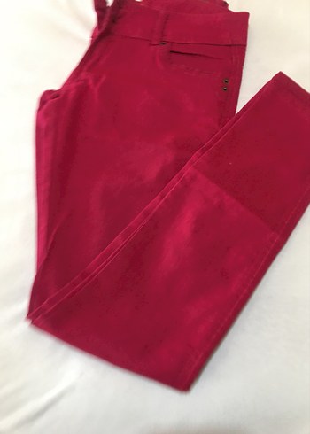Bordo Süet Midi Kadın kot Pantolon