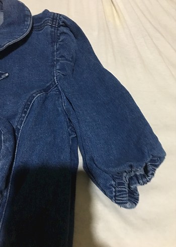 xs Beden lacivert Renk Düğmeli Lacivert Denim Kot mini elbise