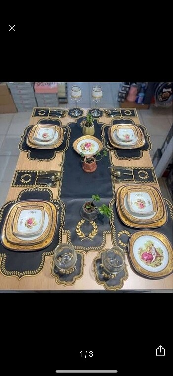 vintage avrupa desenli birinci sınıf porselen