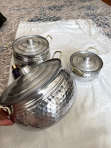 Diğer üçlü alümünyum tencere seti