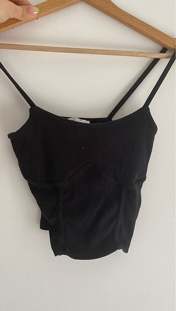 defacto S beden crop siyah