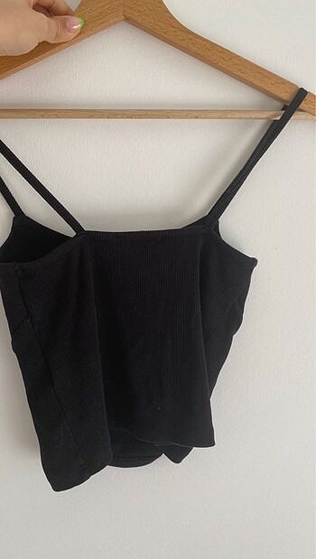 s Beden defacto S beden crop siyah