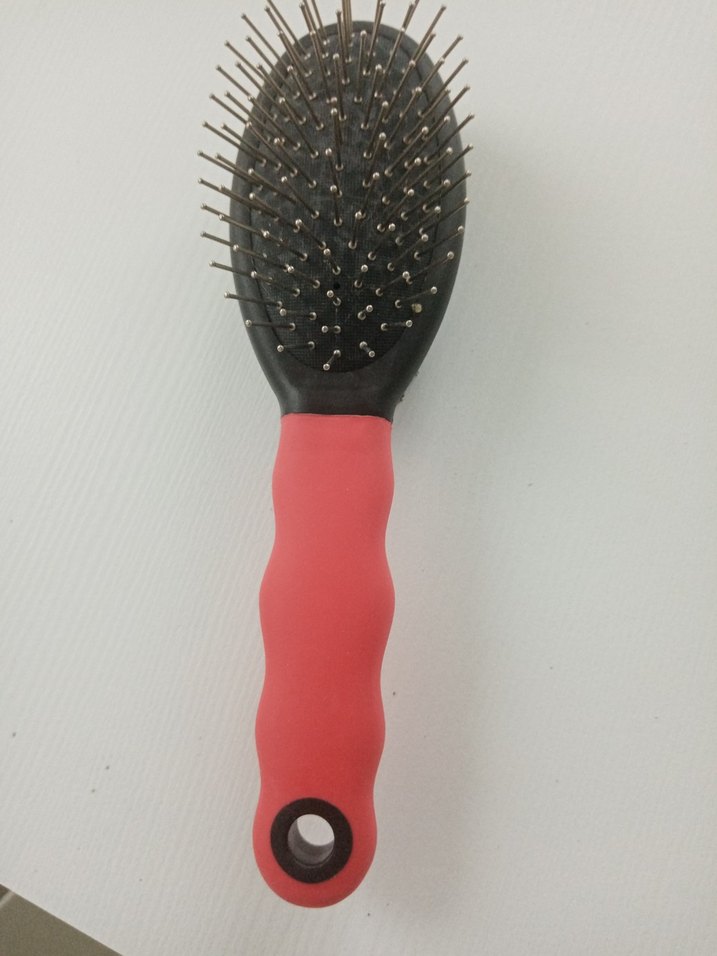 Çift Taraflı Köpek Tüy Fırçası Kırmızı - Görsel 2