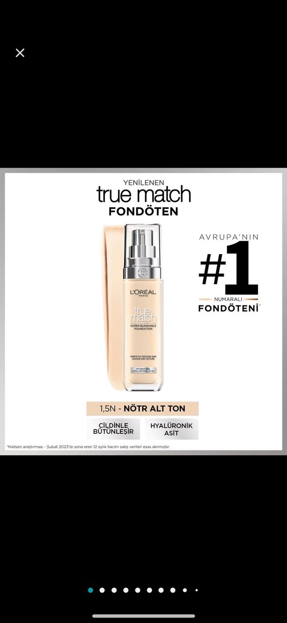 L'Oréal True Match Fondöten Açık Bej - Görsel 2