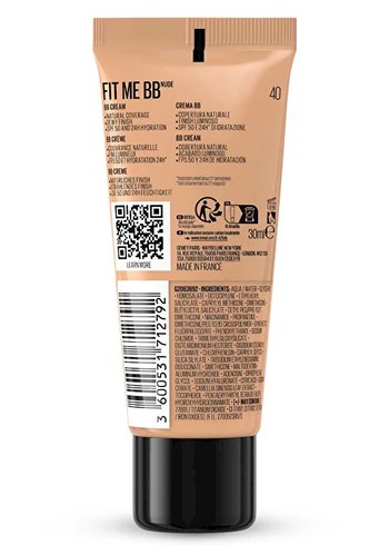 Maybelline Fit Me BB Krem SPF 50 - Açık Bej - Görsel 4