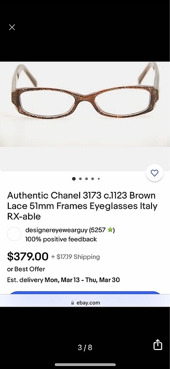  Beden Chanel optik gözlük
