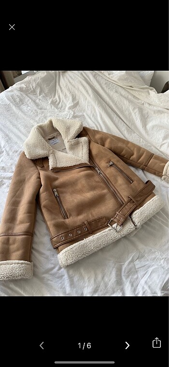 Stradivarius kürklü ceket