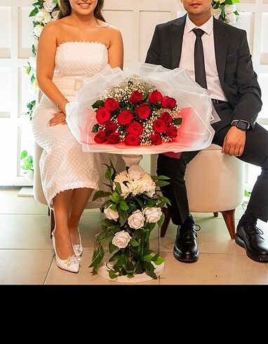 Tasarımcı Nişan/Nikah elbisesi Night shift Özel dikim söz elbisesi