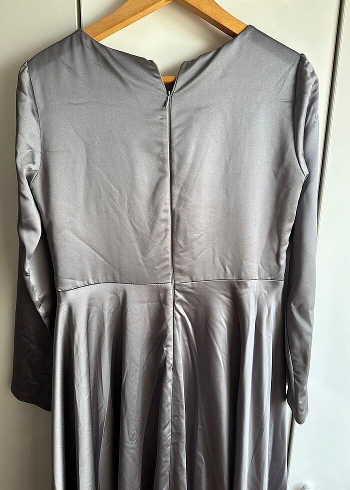 Abiye Saten Elbise - Görsel 2